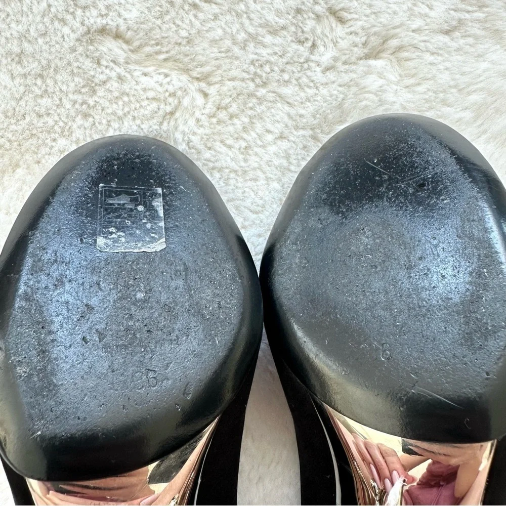 Chanel women shoes with metal heels size 36EU Authentic Retail 1450$